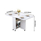 Manufactured Wood Mid-Century Modern Table Rectangle Wood Top Table with Drop Leaf Clearhalo ' dining_table' 'Dining Tables & Seating' 'Dining Tables' 'furn' 'furn_dining_table' 'Furniture' 'furniture_dining_table' 'Kitchen & Dining Furniture' 'kitchen&dining_furn' 'kitchen' 'kitchen_dining_table' 1200x1200_94853788-dbc8-44c5-81df-c9bbd1a144d3