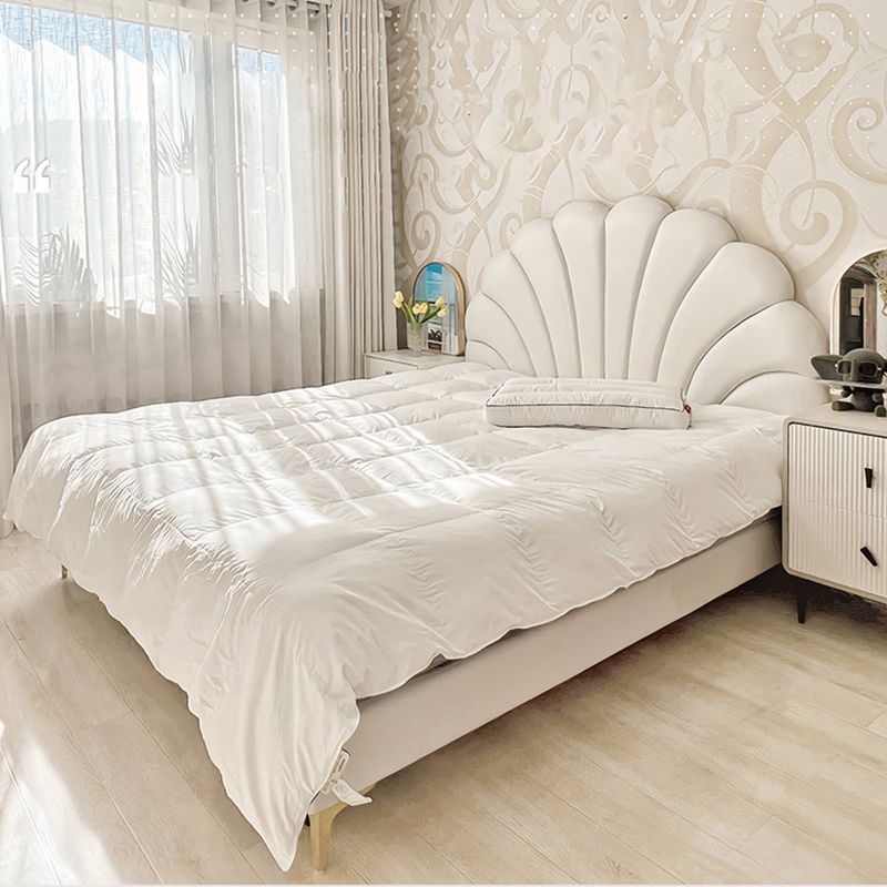 Tesina imbottita con cornice standard in pelle vera e propria contemporanea