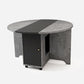 Foldable Artificial Wooden Top Table Extendable Round Table with Trestle Base Clearhalo ' dining_table' 'Dining Tables & Seating' 'Dining Tables' 'furn' 'furn_dining_table' 'Furniture' 'furniture_dining_table' 'Kitchen & Dining Furniture' 'kitchen&dining_furn' 'kitchen' 'kitchen_dining_table' 1200x1200_94864fbe-9607-4ad1-aaa8-fb2a7a54a29c