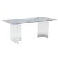 Acrylic Traditional Luxury Indoor Table Rectangle Sintered Stone Table Clearhalo ' dining_table' 'Dining Tables & Seating' 'Dining Tables' 'furn' 'furn_dining_table' 'Furniture' 'furniture_dining_table' 'Kitchen & Dining Furniture' 'kitchen&dining_furn' 'kitchen' 'kitchen_dining_table' 1200x1200_94870566-e396-450f-b36a-ac5a452ccb5e
