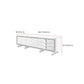 Glam TV Media Console Wood Media Console TV Stand with 3 Drawers