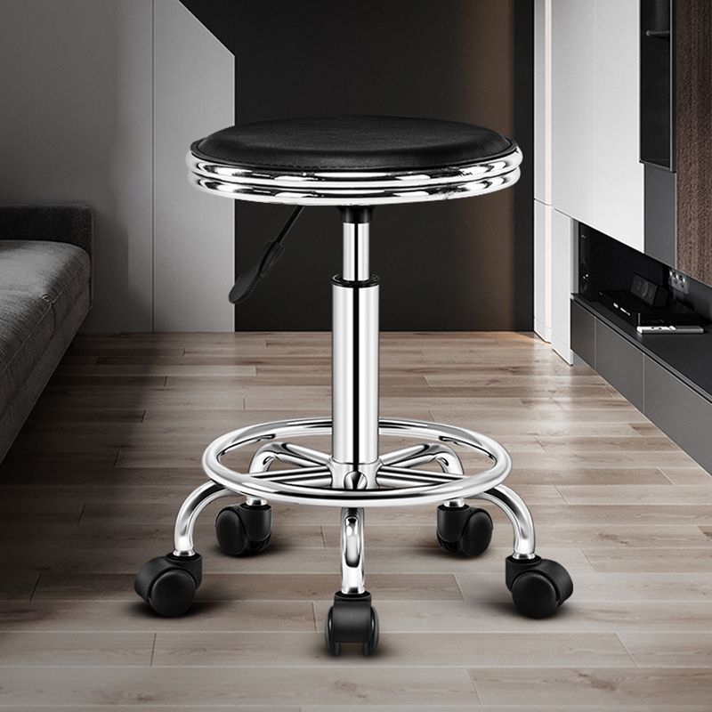 Modern Adjustable Rotatable Counter Stool Steel Mobile Phone Store Bar Stool with Cushion Clearhalo 'Bar Furniture' 'Bar Stools' 'bar_stools' 'furn' 'furn_bar_stools' 'furniture_bar_stools' 'Kitchen & Dining Furniture' 'kitchen&dining_furn' 'kitchen' 'kitchen_furn' Furniture' 1200x1200_948c3198-a8a3-4899-924d-68ec4a35be62