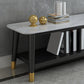 Contemporary Stone TV Console 1 Shelf Gray Media Console with Splayed Wooden Legs Clearhalo 'furn' 'furn_tv_stands_entertainment_centers' 'Furniture' 'Living Room Furniture' 'TV Stands & Entertainment Centers' 'TV Stands & Media Storage Furniture' 'tv_stands_entertainment_centers' 1200x1200_948d20e0-ff28-4726-a52c-db3f06f6fbb7