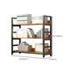 Moderner Stil Open Back Bookshelf Engineered Hole Books für Büro