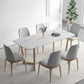 Simplicity Rectangle Dining Room Table Sintered Stone Table with Trestle Base Clearhalo ' dining_table' 'Dining Tables & Seating' 'Dining Tables' 'furn' 'furn_dining_table' 'Furniture' 'furniture_dining_table' 'Kitchen & Dining Furniture' 'kitchen&dining_furn' 'kitchen' 'kitchen_dining_table' 1200x1200_948e32cb-9ed0-4e46-b007-8daeca7139f8