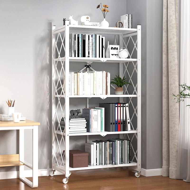 Metal Standard Bookcase Industrial Style Shelf for Home Office Clearhalo 'Bookcases' 'furn' 'furn_bookcases' 'Furniture' 'furniture_bookcases' 'kitchen' 'kitchen_bookcases' 'Living Room Furniture' 'Office Furniture' 1200x1200_948e5fb8-ee51-4f37-b9ae-43f0a6664f23