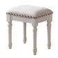 French Country Ottoman Rectangle Standard with Nailhead Trim Faux Leather Solid Ottoman Clearhalo 'furn' 'furn_ottomans_poufs' 'Furniture' 'Living Room Furniture' 'Ottomans & Poufs' 'ottomans_poufs' 1200x1200_94909869-327a-4c82-8e85-c2d9522757a1