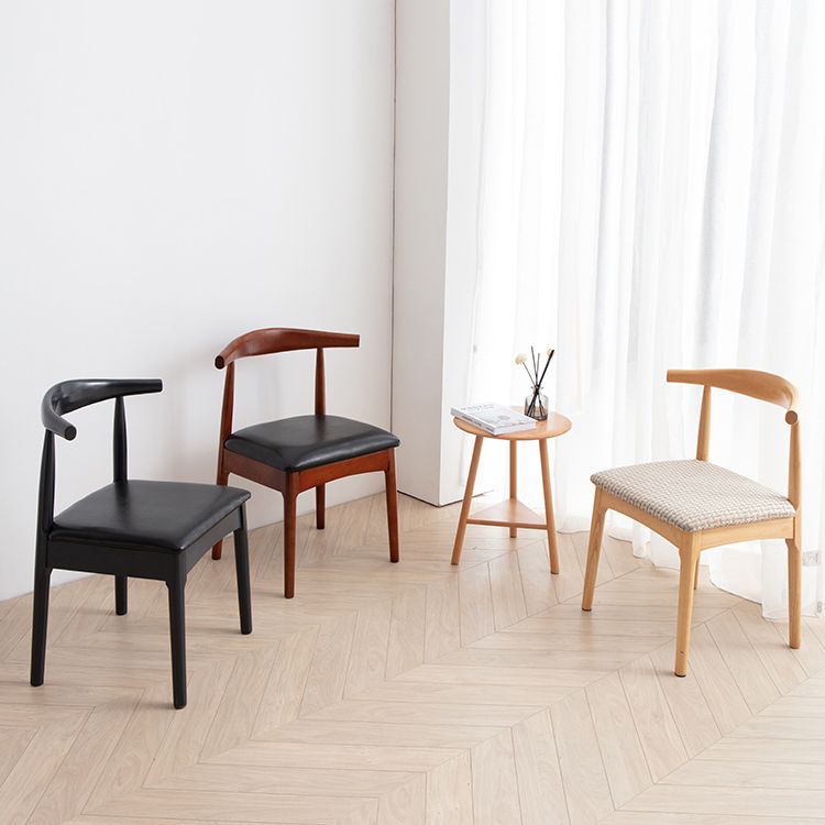 Scandinavian Style Wood Dining Chairs Dining Room Open Back Dining Side Armless Chair Clearhalo ' kitchen&dining_furn' 'Dining Chairs' 'Dining Tables & Seating' 'dining_chair' 'furn' 'furn_dining_chair' 'Furniture' 'furniture_dining_chair' 'Kitchen & Dining Furniture' 'kitchen' 1200x1200_94930ea2-2957-4fac-9192-4d9f889baa3e