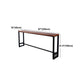 Modern Wood Bar Table with Rectangle Table Top Black Trestle Table with 42-inch Height Clearhalo 'Bar Furniture' 'Bar Tables' 'bar_tables' 'furn' 'furn_bar_tables' 'Furniture' 'furniture_bar_tables' 'Kitchen & Dining Furniture' 1200x1200_94939118-8d5a-4f54-984e-c8f1412fc444