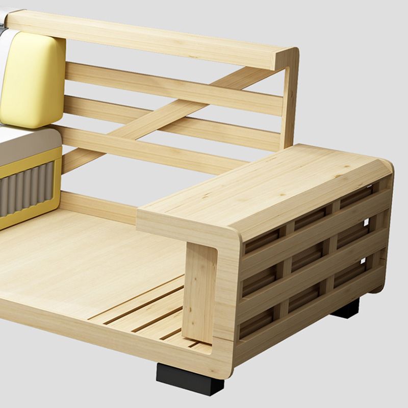 29"H Scandinavian Sectional Sofa Leather Grey Sectionals with Bostol Pillows Clearhalo 'furn' 'furn_sectionals' 'Furniture' 'Living Room Furniture' 'Sectionals' 1200x1200_94985444-4086-44f1-ac4f-b7f607e6aea9