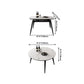 Simplicity Round Dining Table White Sintered Stone Table with 4 Ash Solid Wood Legs Clearhalo ' dining_table' 'Dining Tables & Seating' 'Dining Tables' 'furn' 'furn_dining_table' 'Furniture' 'furniture_dining_table' 'Kitchen & Dining Furniture' 'kitchen&dining_furn' 'kitchen' 'kitchen_dining_table' 1200x1200_9498e4fb-9abb-49a8-9ed1-ab624a16f92f