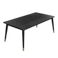 Modern Stone Top Dinette Set 1/2/4/5/7 Pieces Rectangle Dining Table Set in Black Clearhalo 'Dining Room Sets' 'Dining Tables & Seating' 'dining_room_set' 'furn' 'furn_dining_room_set' 'Furniture' 'Kitchen & Dining Furniture' 1200x1200_949a7628-603b-4946-9b53-6df876fbc136