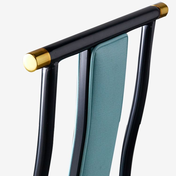 Modern Metal Dining Room Chair Slat Back Dining Chair for Restaurant Use Clearhalo ' kitchen&dining_furn' 'Dining Chairs' 'Dining Tables & Seating' 'dining_chair' 'furn' 'furn_dining_chair' 'Furniture' 'furniture_dining_chair' 'Kitchen & Dining Furniture' 'kitchen' 1200x1200_949aa27a-f788-42ff-9915-5f0c6b7cae52