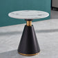 Metal Traditional Luxury Round Table Pedestal Dining Table for Dining Room Clearhalo 'Dining Tables & Seating' 'Dining Tables' 'dining_table' 'furn' 'furn_dining_table' 'Furniture' 'Kitchen & Dining Furniture' 1200x1200_949ac254-1941-4e7c-93e7-2c6ca26ee55a