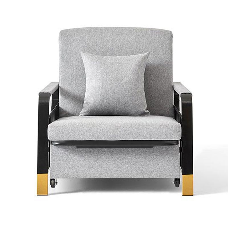 Divano letto convertibile con cuscino quadrato di stoccaggio divano letto posteriore