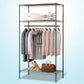 Contemporary Style Wardrobe Metal 1-Door Wardrobe Closet for Bedroom