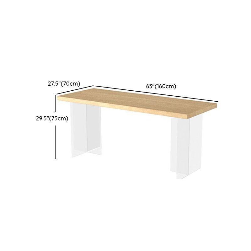 モダンなソリッドウッドダイニングセット1/2/5ピースダイネットセットセット