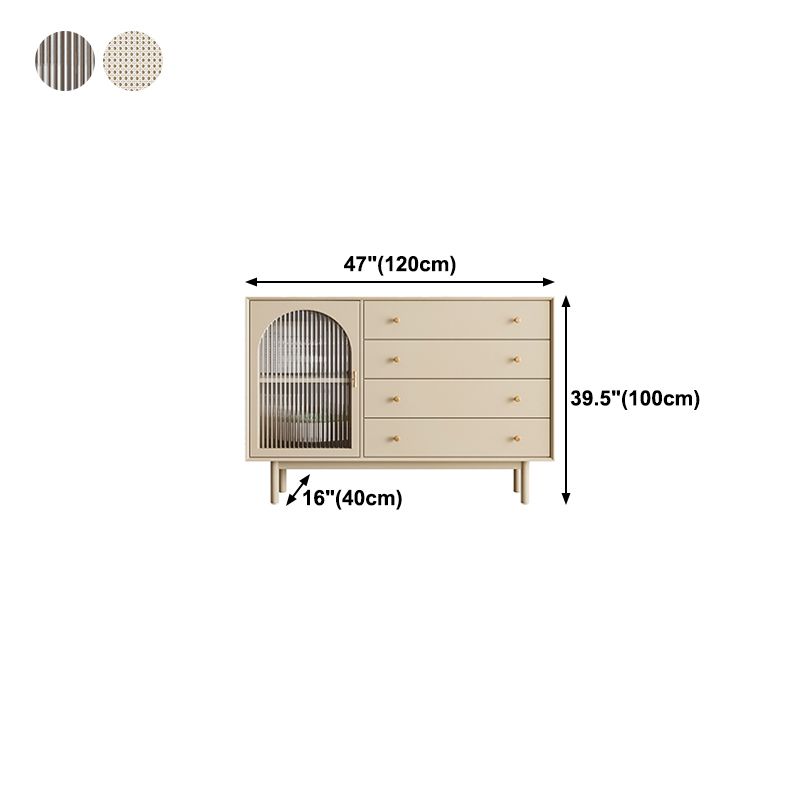Pine Wood Living Room Sideboard Cabinet Modern Server with Drawers and Storage Clearhalo 'buffet_sideboard' 'Buffets & Sideboards' 'furn' 'furn_buffet_sideboard' 'Furniture' 'Kitchen & Dining Furniture' 1200x1200_949fb91c-13e1-4b39-b0d6-87279048e5e5