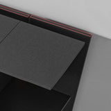 Modern Style Glass Wardrobe Bedroom Wardrobe Closet with Hinged Door