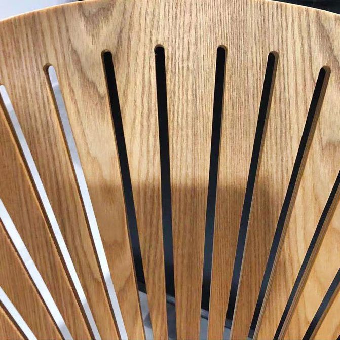 Contemporary Home Side Chair Open Back Metal Legs Wood Dining Room Chair Clearhalo ' kitchen&dining_furn' 'Dining Chairs' 'Dining Tables & Seating' 'dining_chair' 'furn' 'furn_dining_chair' 'Furniture' 'furniture_dining_chair' 'Kitchen & Dining Furniture' 'kitchen' 1200x1200_94a2ae3b-9bcd-4ffc-ac63-8a2025586307