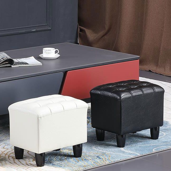 Fucile in pelle nera in pelle nera rettangolo colore puro standard interno