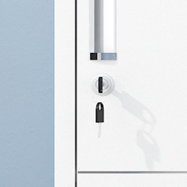 Armadio del guardaroba in metallo del guardaroba contemporaneo per casa, 16,54 "d x 14,96" w x 70,87 "H