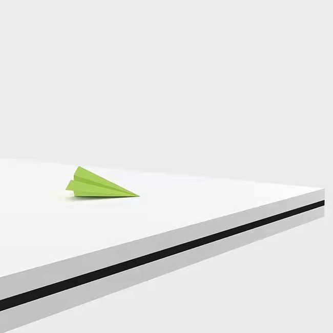 Escritorio plegable blanco escritorio fabricado con escritorio rectangular de madera fabricada con ruedas con ruedas