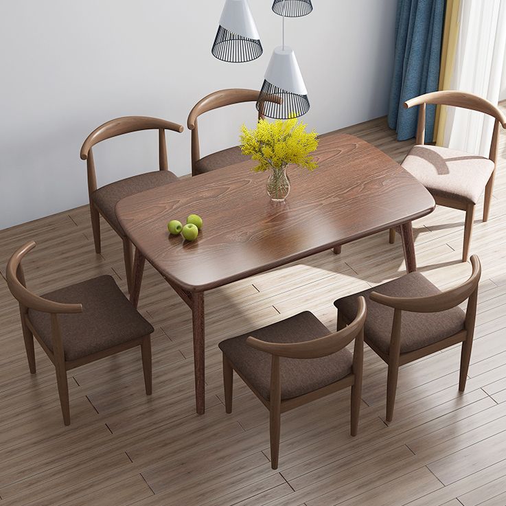Contemporary Style Dining Room Sets with Wooden Dining Table and Chairs Clearhalo 'Dining Room Sets' 'Dining Tables & Seating' 'dining_room_set' 'furn' 'furn_dining_room_set' 'Furniture' 'furniture_dining_room_set' 'Kitchen & Dining Furniture' 'kitchen&dining_furn' 'kitchen' 1200x1200_94a57fb0-d74b-4774-8fe2-78c4d57b7524