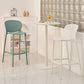 Nordic Style Bar-stool Plastic Counter Bar Stool for Kitchen Bar with Plastic Legs Clearhalo 'Bar Furniture' 'Bar Stools' 'bar_stools' 'furn' 'furn_bar_stools' 'Furniture' 'furniture_bar_stools' 'Kitchen & Dining Furniture' 1200x1200_94a61419-ff38-423a-9bd1-6bbb3da93378
