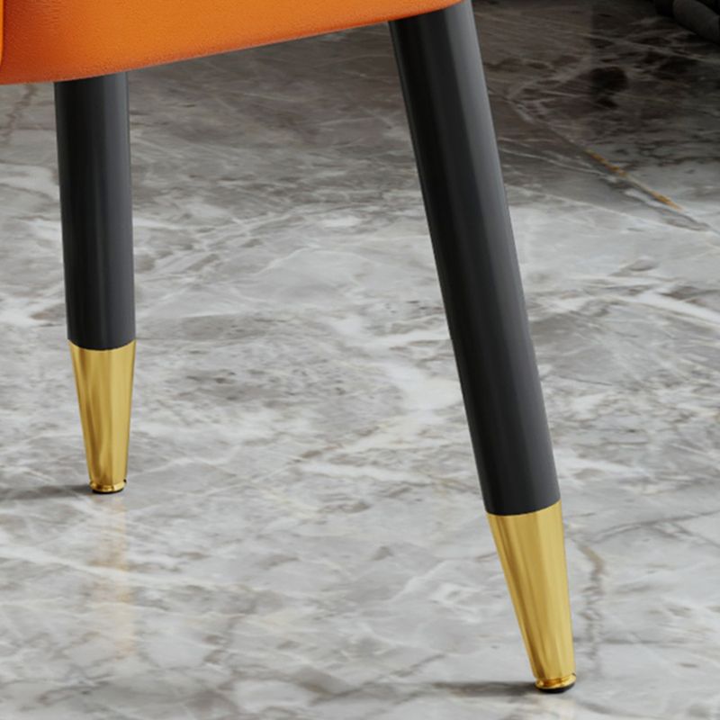 Scandinavian Style Metal Chairs Solid Back Arm Kitchen Dining Chair Set Clearhalo ' kitchen&dining_furn' 'Dining Chairs' 'Dining Tables & Seating' 'dining_chair' 'furn' 'furn_dining_chair' 'Furniture' 'furniture_dining_chair' 'Kitchen & Dining Furniture' 'kitchen' 1200x1200_94a63488-5cdb-40ac-85c6-dff7f739a9e1