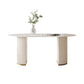 Traditional Luxury Dining Table White Oval Sintered Stone Table with Double Pedestal Base Clearhalo ' dining_table' 'Dining Tables & Seating' 'Dining Tables' 'furn' 'furn_dining_table' 'Furniture' 'furniture_dining_table' 'Kitchen & Dining Furniture' 'kitchen&dining_furn' 'kitchen' 'kitchen_dining_table' 1200x1200_94a799b2-dcc3-4237-b21a-50d9f8cf0480