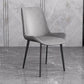 Leather Scandinavian Restaurant Side Chair Parsons Dining Chair with Metal Legs Clearhalo ' kitchen&dining_furn' 'Dining Chairs' 'Dining Tables & Seating' 'dining_chair' 'furn' 'furn_dining_chair' 'Furniture' 'furniture_dining_chair' 'Kitchen & Dining Furniture' 'kitchen' 1200x1200_94a8298b-ddd8-47c5-8552-e5bec55f6790