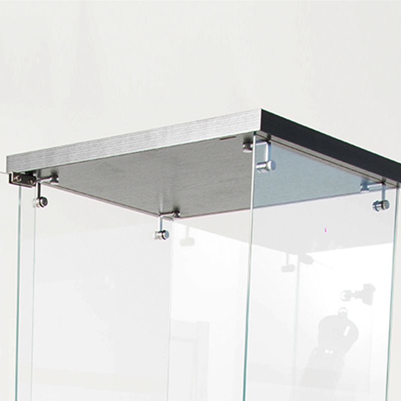 温かいガラスのキュリオキャビネットベッドルーム用のモダンディスプレイキャビネット、64 "h x 14.5" w