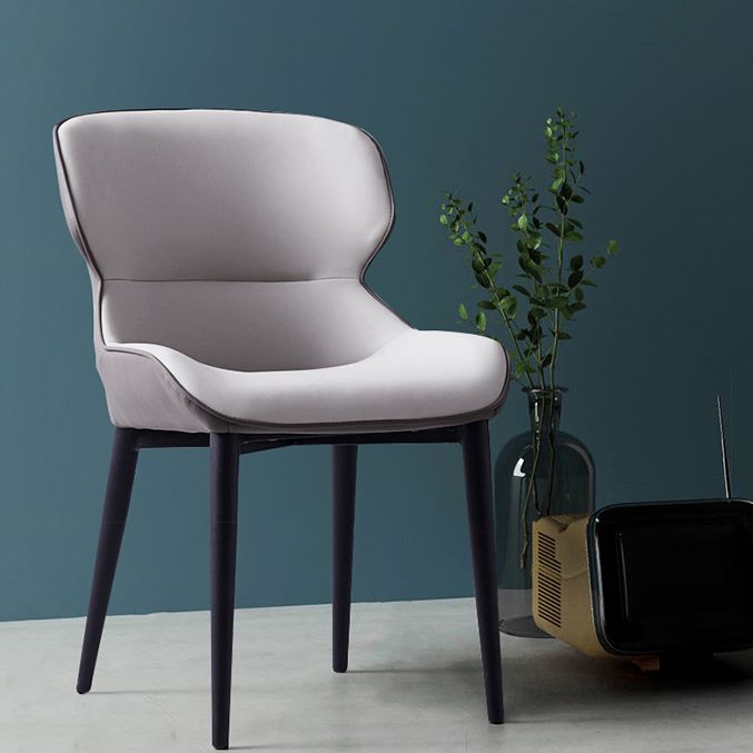 Industrial Indoor Arm Chair Wingback Metal Upholstered Dining Room Chair (Set of 2) Clearhalo ' kitchen&dining_furn' 'Dining Chairs' 'Dining Tables & Seating' 'dining_chair' 'furn' 'furn_dining_chair' 'Furniture' 'furniture_dining_chair' 'Kitchen & Dining Furniture' 'kitchen' 1200x1200_94aac404-bb63-4efb-9a58-292bebf98928