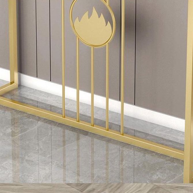 Mesa de acento de consola Glam rectángulo Table de consola de acabado antiguo en piedra