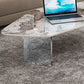 Modern Acrylic Legs Coffee Table Slate Coffee Table for Living Room Clearhalo 'Coffee & Accent Tables' 'Coffee Tables' 'coffee_tables' 'furn' 'furn_coffee_tables' 'Furniture' 'Living Room Furniture' 1200x1200_94add89b-ca08-42e6-8432-9e2597d4c584