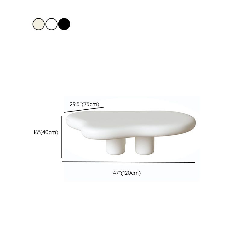 4 Legs Geometric Coffee Table Contemporary Manufactured Wood Cocktail Table Clearhalo 'Coffee & Accent Tables' 'Coffee Tables' 'coffee_tables' 'furn' 'furn_coffee_tables' 'Furniture' 'Living Room Furniture' 1200x1200_94ae76d7-bdae-40c6-bea4-3476c993f766