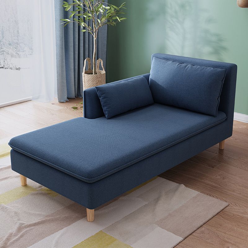 Modern Fabric Chaise Solid Wood Chaise Lounge Couch with One Armed Clearhalo 'Chairs & Seating' 'Chaise Lounge' 'chaise_lounge' 'furn' 'furn_chaise_lounge' 'Furniture' 'Living Room Furniture' 1200x1200_94af1570-6320-4955-9b0c-15a184417221
