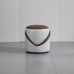 POUF OTTOMANO DE POUF OTTOMANO Capazonado de cuero Genuino