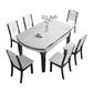 Foldable Dinette Table with Wood Base Modern Stone Top Dining Table Clearhalo 'Dining Tables & Seating' 'Dining Tables' 'dining_table' 'furn' 'furn_dining_table' 'Furniture' 'Kitchen & Dining Furniture' 1200x1200_94b0a73e-de66-4360-b187-a03964eb81f7