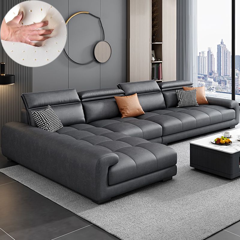 Sezione a 4 posti con cuscino per la testa regolabile per soggiorno