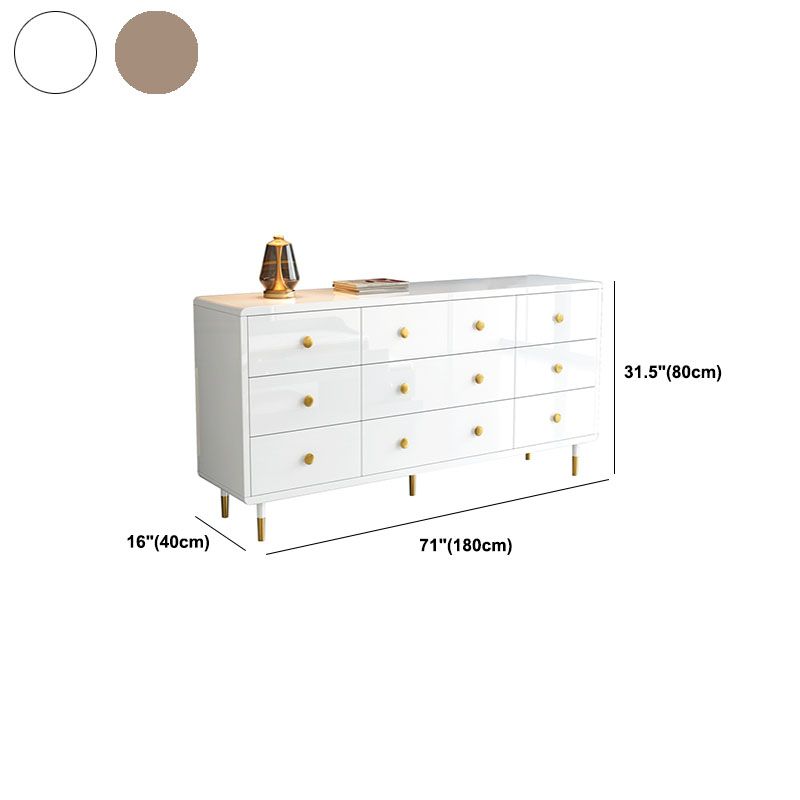 Moderne dressoir kunstmatige hout opbergkist, 31,5-inch hoogte