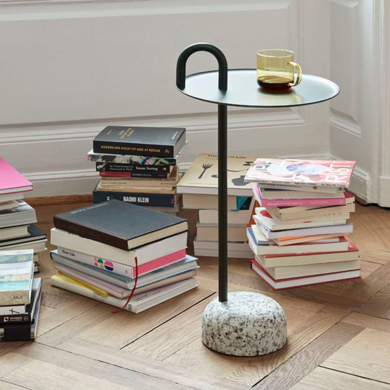 27.6" Tall Modern Nordic Fashion End Table Small Cafe Side Table