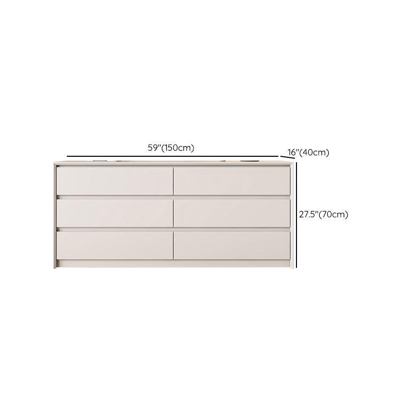 Modern de almacenamiento Cofre de almacenamiento horizontal Coffiser de techo de almacenamiento con cajones