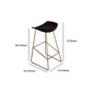 1/2/3 Pieces Rectangular Pub Table Set Luxurious Wooden Counter Table Set in Black