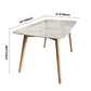 Modern Style Sintered Stone Dining Table Rectangle Table with 4 Wood Legs for Home Clearhalo ' dining_table' 'Dining Tables & Seating' 'Dining Tables' 'furn' 'furn_dining_table' 'Furniture' 'furniture_dining_table' 'Kitchen & Dining Furniture' 'kitchen&dining_furn' 'kitchen' 'kitchen_dining_table' 1200x1200_94b51244-4096-480b-acc8-b89d117deb9a