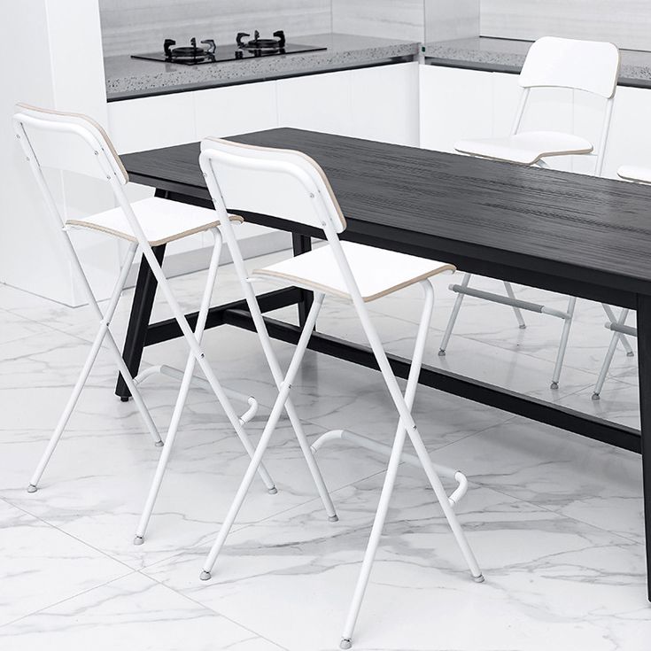 Industrial Folding Wood Stool Backrest Counter Stool for Restaurant Clearhalo 'Bar Furniture' 'Bar Stools' 'bar_stools' 'furn' 'furn_bar_stools' 'Furniture' 'Kitchen & Dining Furniture' 1200x1200_94b51e05-4295-4ca2-a3b7-17613eab0d08