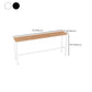 Industrial 1/5/9 Pieces Bar Table Set Rectangle Wood Counter Table with Stools for Balcony