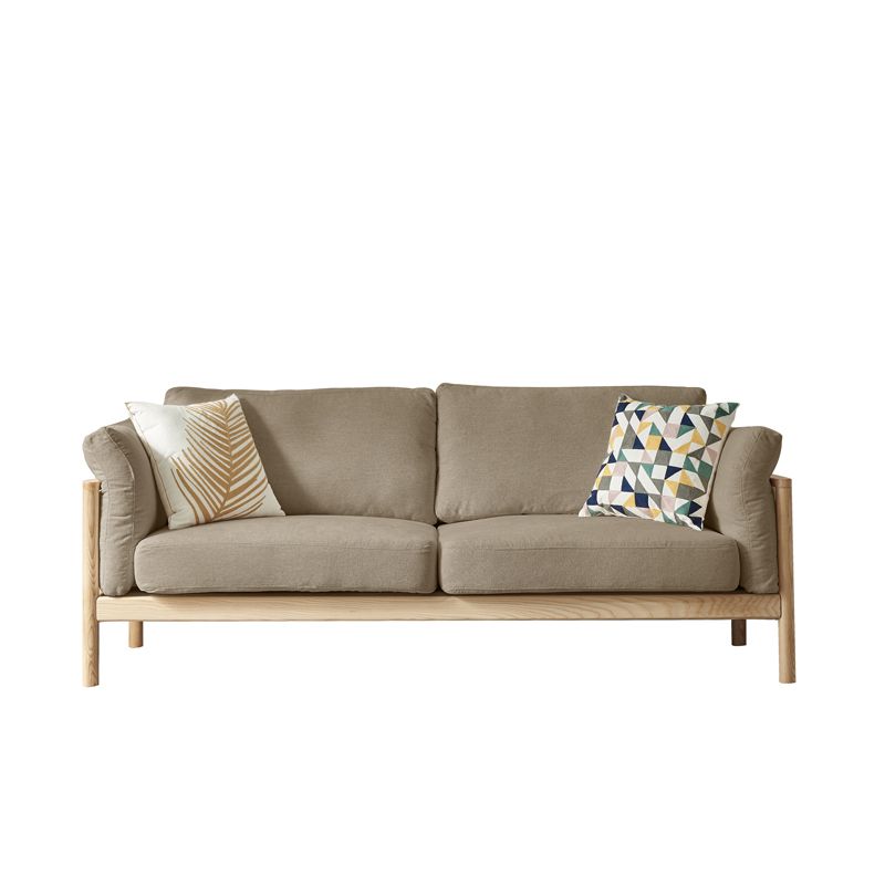Contemporary Loose Back Sofa 32.68"High Pillow Top Arm Fabric Sofa for Living Room Clearhalo 'furn' 'furn_sofas' 'Furniture' 'furniture_sofas' 'kitchen' 'kitchen_sofas' 'Living Room Furniture' 'Sofa' 'sofas' 1200x1200_94b88b22-dfd5-40f0-986c-ba540356e998