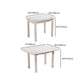 Simplicity Style Rectangle Glass Dining Site Table with 4 Legs